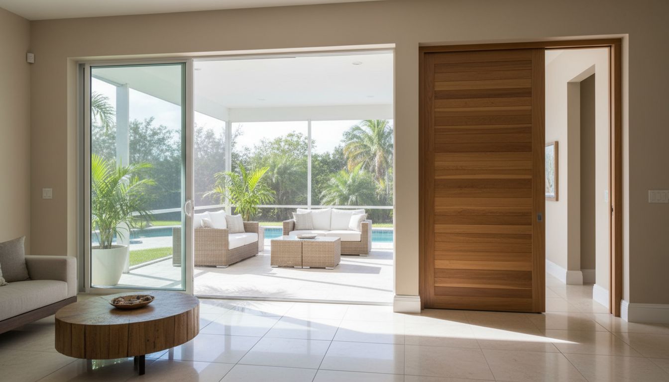 Pocket vs Patio Sliding Door Repair in Broward