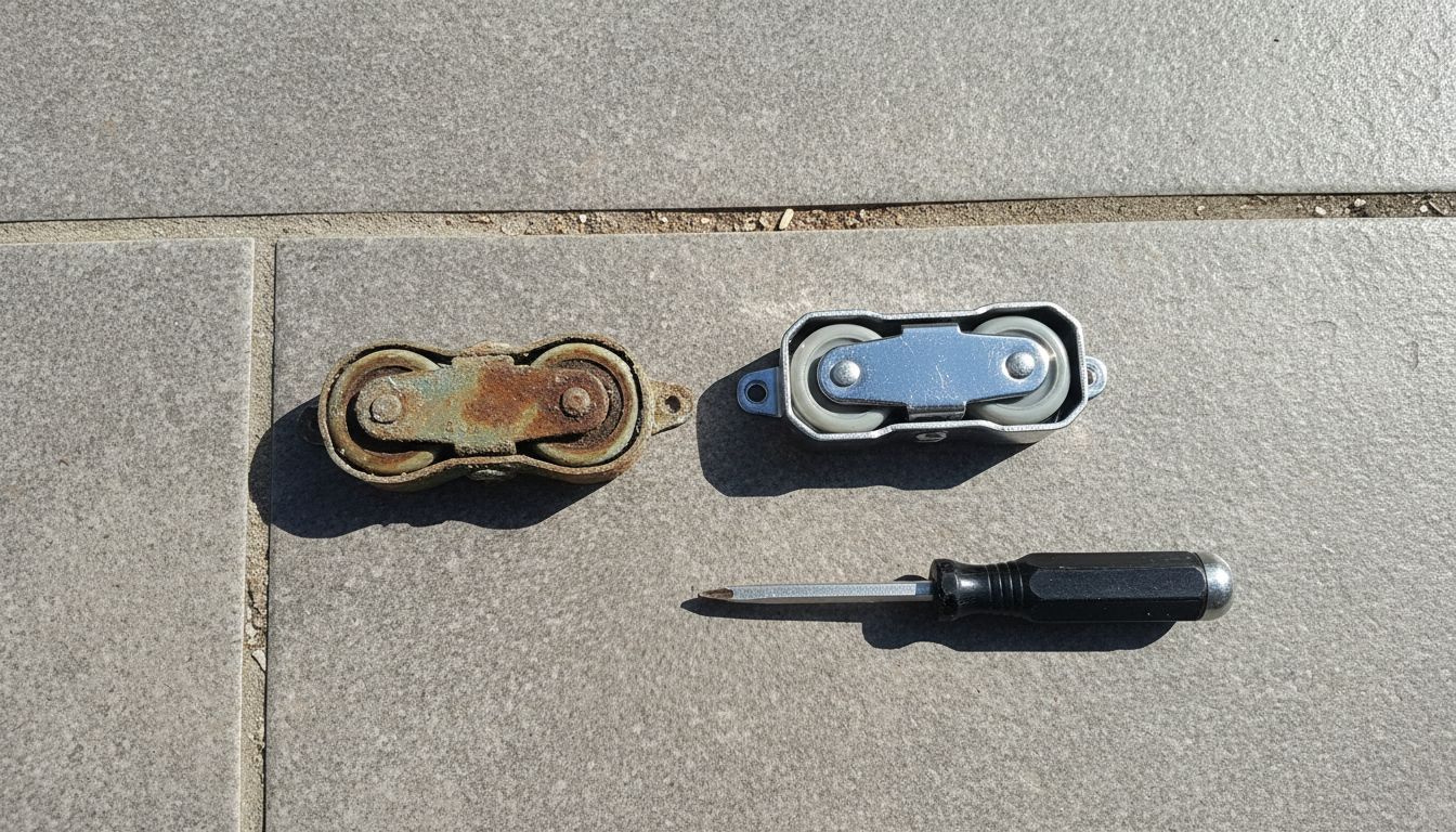 How much does it cost to replace sliding glass door rollers in Broward County?
