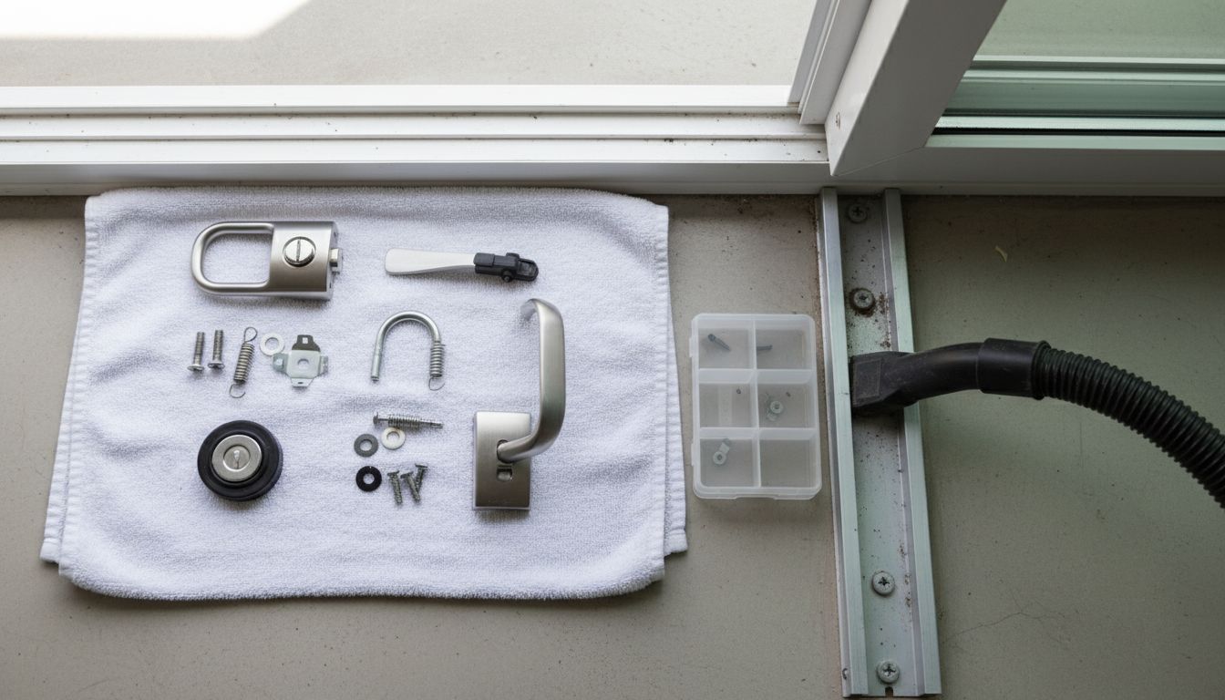 Who fixes broken sliding glass door locks and handles in Broward County today?